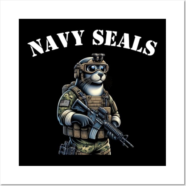 Navy Seal Wall Art by DesertNeon